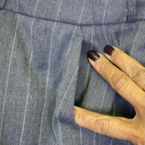 New York & Company Charcoal Pinstripe Pants - Picture 9 of 16